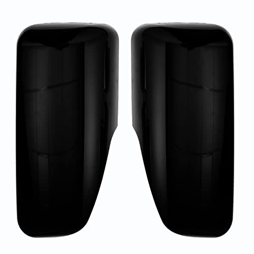  Black Door Mirror Covers for Freightliner Cascadia 2018-2021 A Pair (Black)
