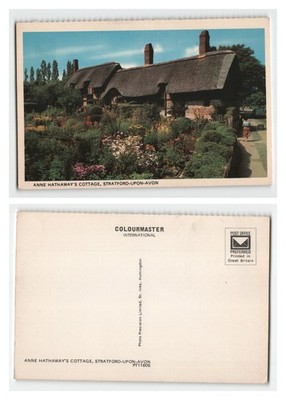 Postkarte - Anne Hathaways Cottage, Stratford-upon-Avon UNBESENDET