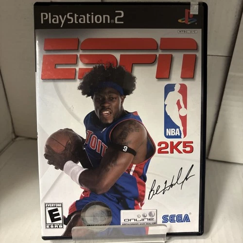 ESPN NBA 2K5 (Sony PlayStation 2, 2004) TESTED AND WORKING CIB