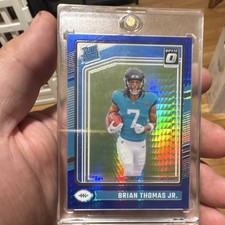 Panini 2024 Donruss Optic Rated Rookie blue Brian Thomas Jr. #214 Jaguars NFL