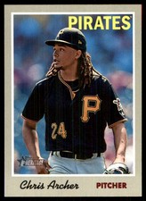 Chris Archer 2019 Topps Heritage #THC-52 Pirates MLB READ FREE SHIP AutographDen