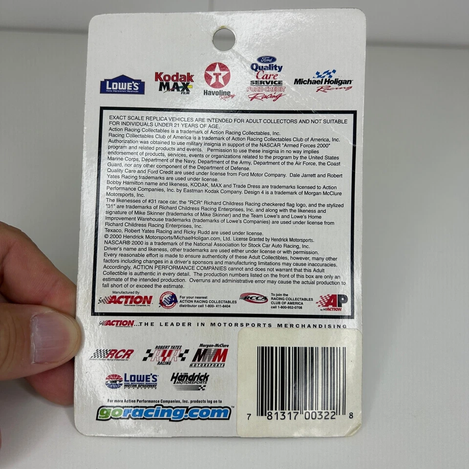 Action Dale Jarrett #88 Ford качество ухода ВВС 2000 Taurus 1:64 новый в коробке - Изображение 3 из 4