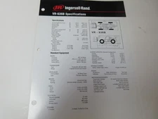 Ingersoll-Rand VR-636B Telehandler Literature 2 Page
