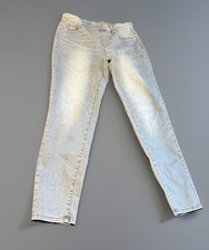 DG2 Diane Gilman Virtual Stretch Skinny Jeans Women  s Medium Light Wash