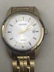 Vintage Watch Seiko 100m Ladies Watch Gold Plated Colour Working & New Battery