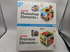 Adobe Photoshop Elements 6 Premiere Elements 4 software