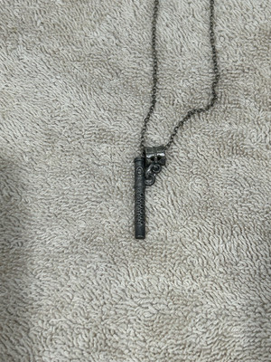 Silver Flute Pendant Necklace