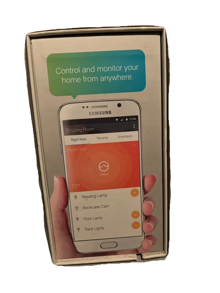 Samsung SmartThings Hub Smart Home Hub White Color 连接到智能家居设备 — 第 3/4 张图片