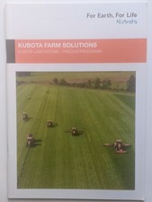 KUBOTA Landmaschinen Landtechnik Programm Traktoren Prospekt Schlepper Bulldog