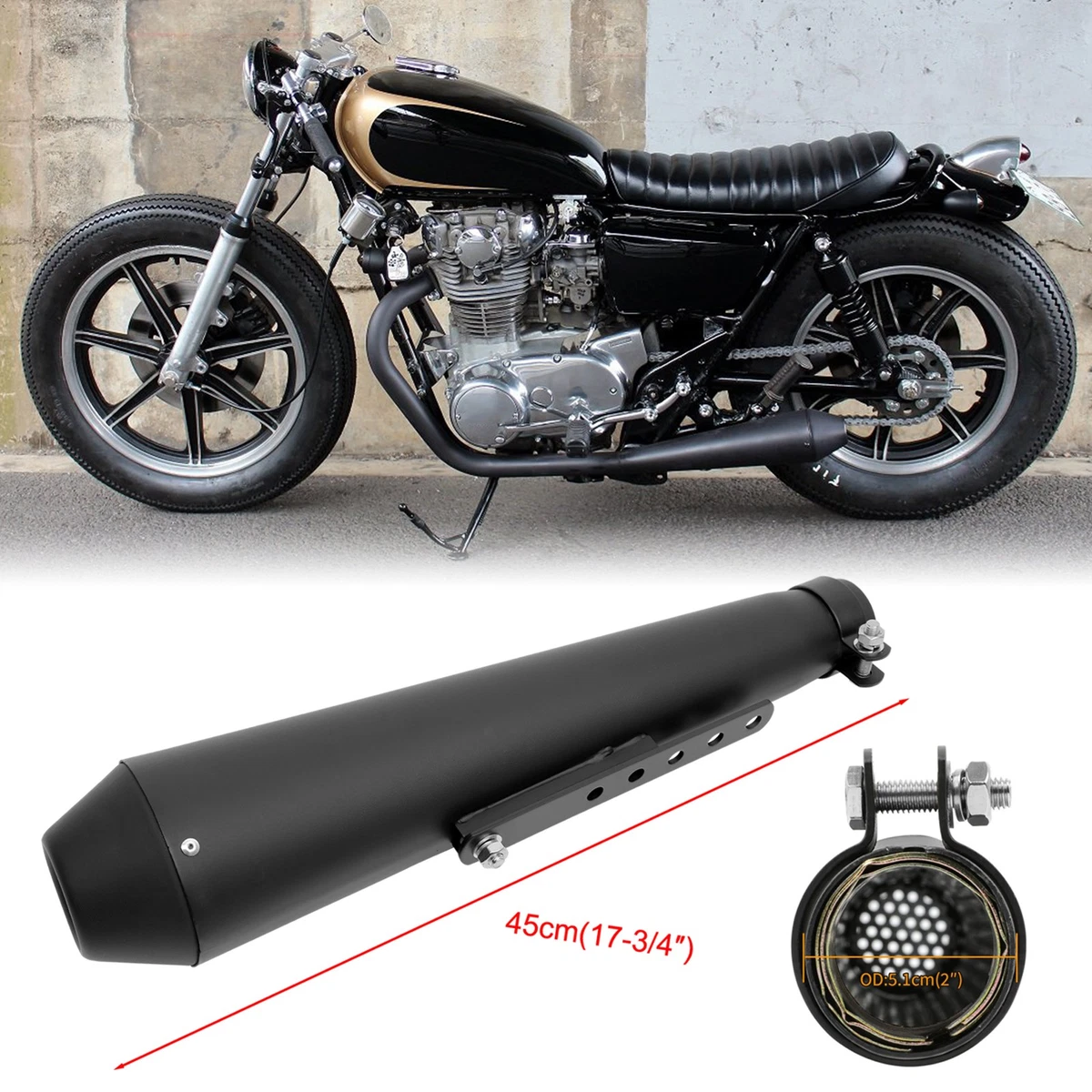 Motorcycle Silencers, Mufflers & Baffles for Yamaha TX650 for sale