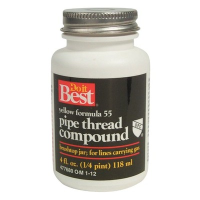 Do it Best 4 Fl. Oz. Yellow Formula 55 Pipe Thread Sealant D25215 SIM Supply,