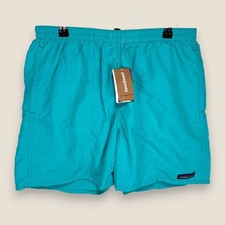 Patagonia Baggies 5 Inch Lined Shorts Trunks Men Size Small Turquoise Blue