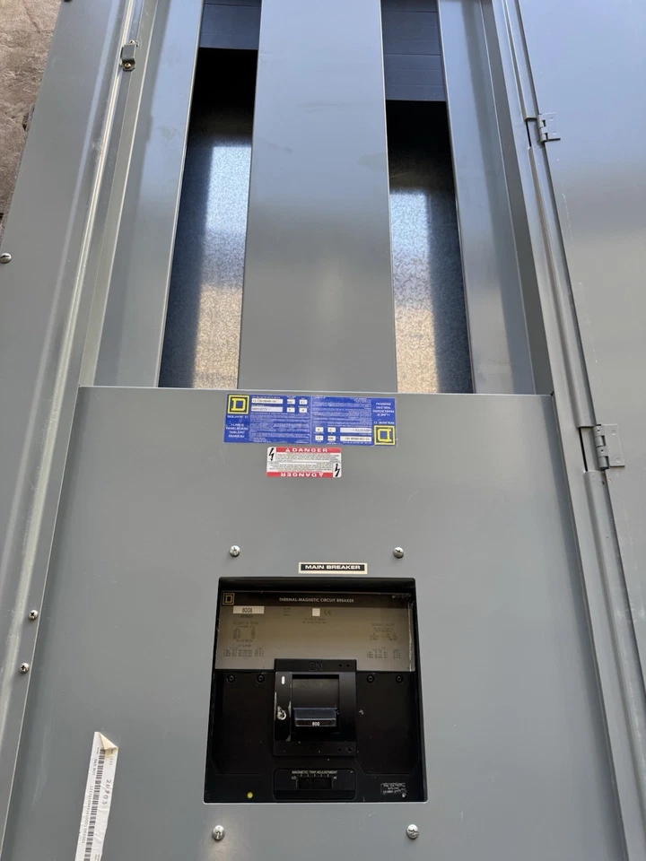 SQUARE D HCM 800 AMP 277/480V MAIN BREAKER I-LINE PANELBOARD NEMA 1 INDOOR - Image 3 of 4