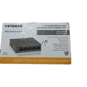 NETGEAR 5-Port Gigabit Ethernet intelligent géré Plus Interrupteur (GS305E)