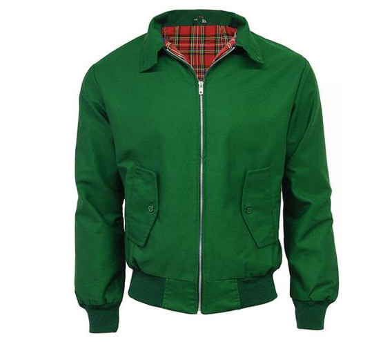 Chaqueta Cremallera Clásica Hecha en UK con Forro Tartan Retro