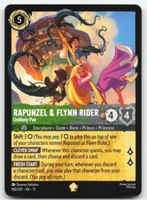 Rapunzel  Flynn Rider - Unlikely Pair 100/204 Attack of the Vine Lorcana NM