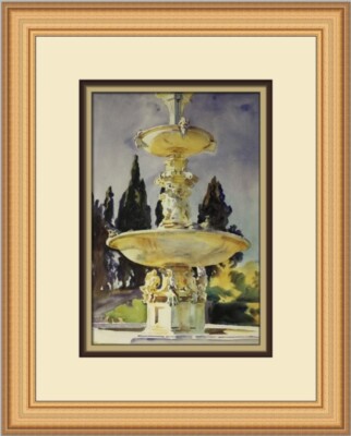 John Singer Sargent In a Medici Villa Custom Framed Print