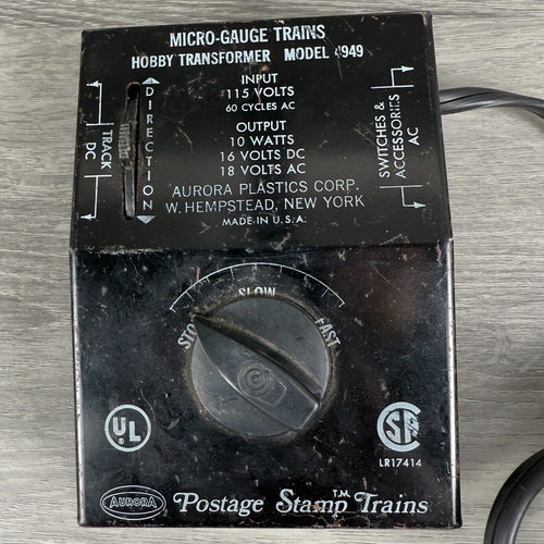 N Scale Micro Gauge Aurora Postage Stamp Trains Transformer 4949 Tested Works - Picture 1 of 13