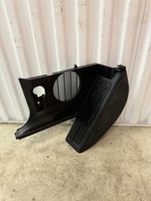 BMW E36 Coupe Front Left Driver Kick Panel Speaker Cover Gray Dead 