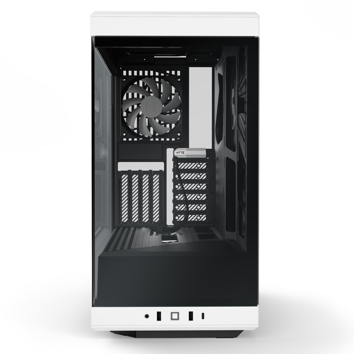 HYTE Y40 S-Tier Aesthetic Panoramic ATX Mid-Tower Корпус для игрового компьютера белый