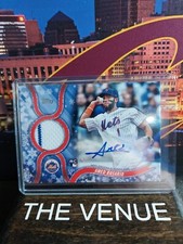 2018 Topps Walmart Holiday Snowflake Autograph Relics #ARAR Amed Rosario RC 9/10