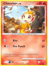 Pokemon Chimchar (70/140) Platinum LP