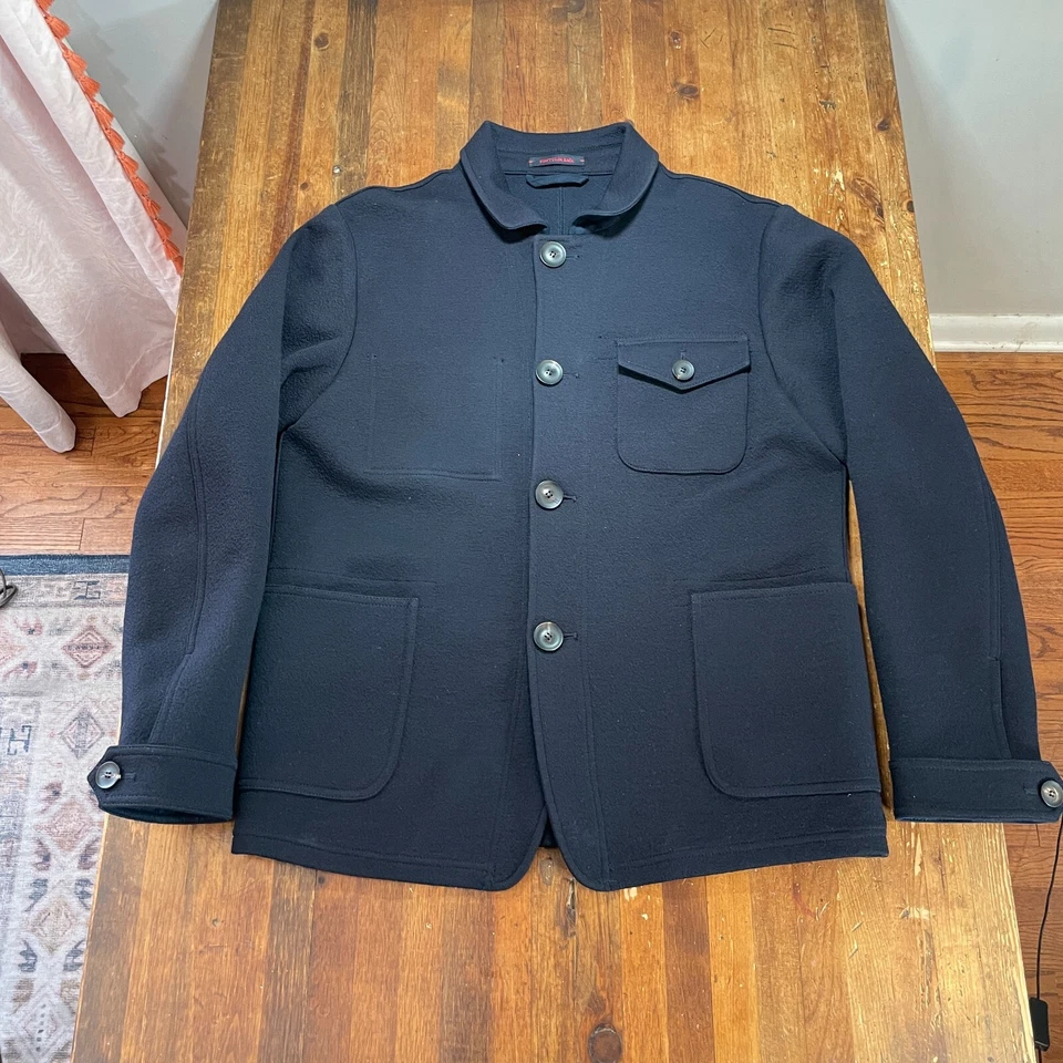 Chaqueta para hombre The GiGi mediana azul marino Don't Look Back Chore Barn Foto 2 de 4