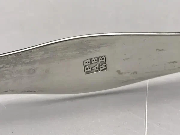 Bonitas pinzas de azúcar georgianas de plata de ley de 1803 - fabricantes familiares Bateman Foto 4 de 4