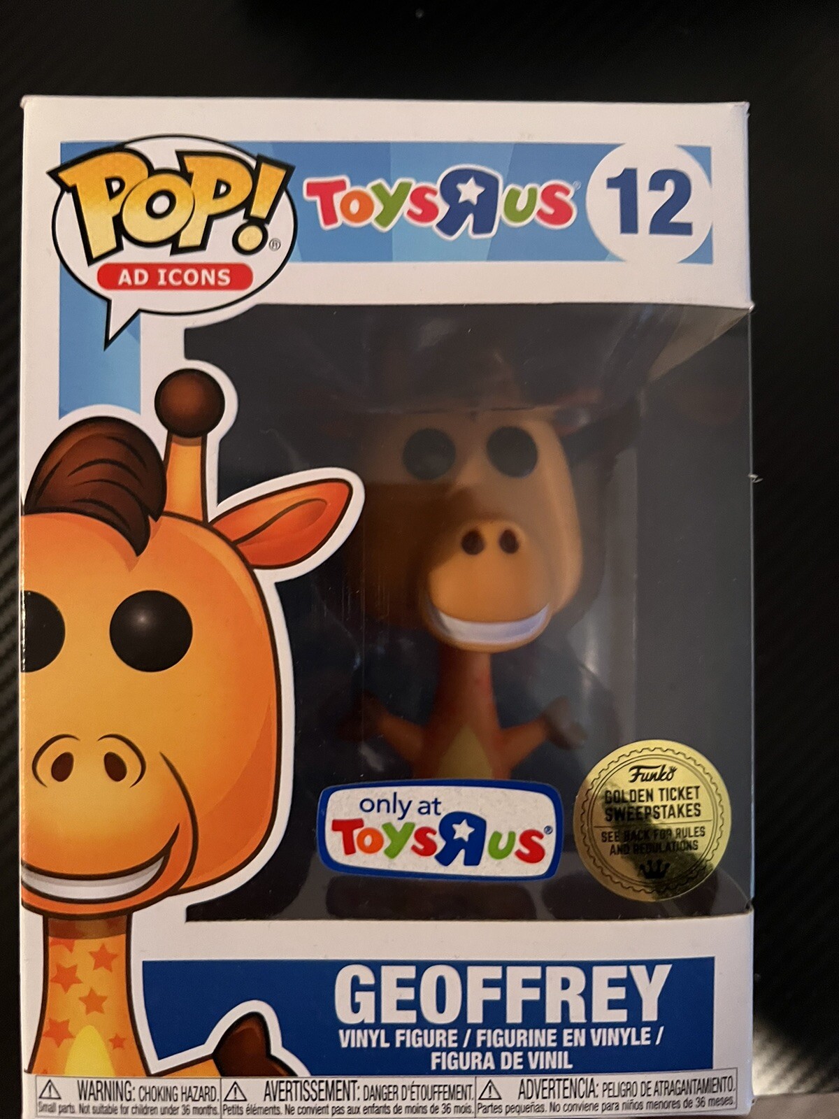 Funko Pop! Vinyl: Ad Icons - Geoffrey - Toys R Us (Exclusive) #12 STILL SEALED