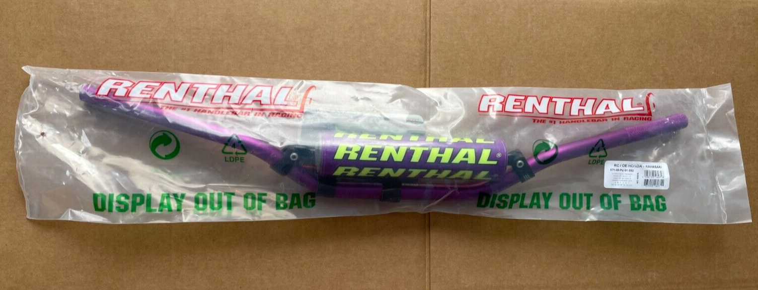 New 971 RC Limited Edition Purple Renthal Handlebars & Bar Pad CR125