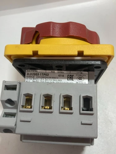 SIEMENS 3LD2003-1TP53 DISCONNECT SWITCH SENTRON 3 POLE 1NO/NC NNB