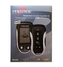 Prestige Flashlogic PE2LCDZ 2-Way 1-Mile LCD Remote Start Alarm Transmitter Kit