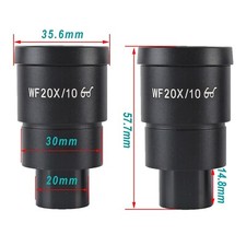 WF20X/10 High Eyespots Wide-Field Microscope Eyepiece Mount Interface 30mm