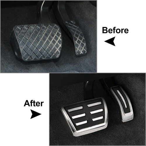 Stainless Steel Car Brake Gas Pedals Cover For Audi A4 A5 A6 A7 A8 Q3 Q5 2PCS - Afbeelding 12 van 12