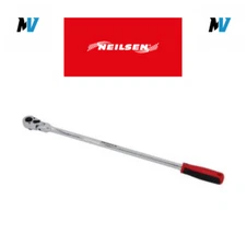 Neilsen Extra Long Reach Flexi Head Socket Ratchet Quick Release 72 Teeth 1/2"