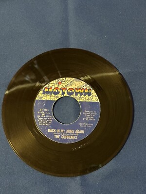 The Supremes - Back in My Arms Again / Whisper You Love Me (1965) 7  45 VG