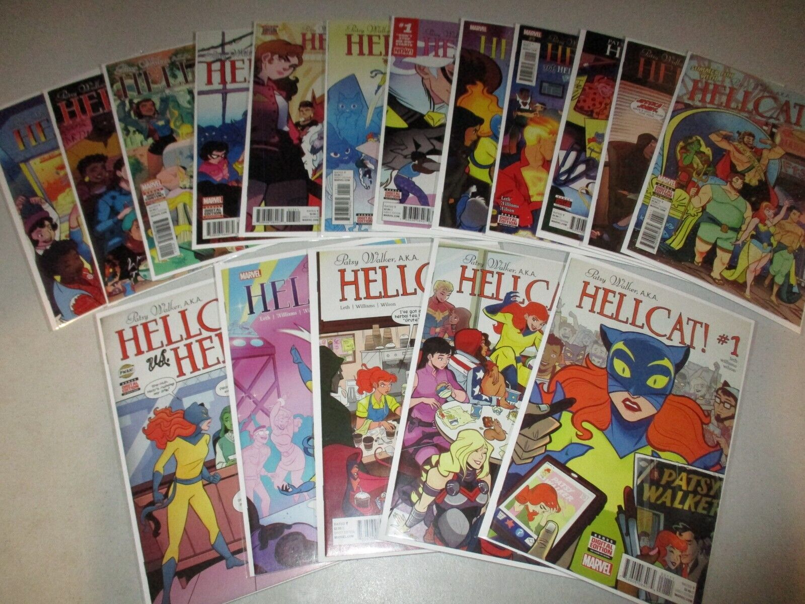 Patsy Walker aka Hellcat #1-17 (Complete 2016 series) Lot set run 