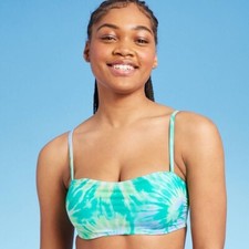 Women's Light Lift Bralette Bikini Top - Shade  Shore  Blue Tie-Dye - 34B