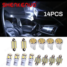 14pcs Bright White Interior LED Lights Package Kit For 2003-2012 Honda Accord