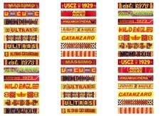 SUBBUTEO 42 ADESIVI CATANZARO TIFOSI & SUPPORTERS  per GRADINATA TRIBUNA e CURVA