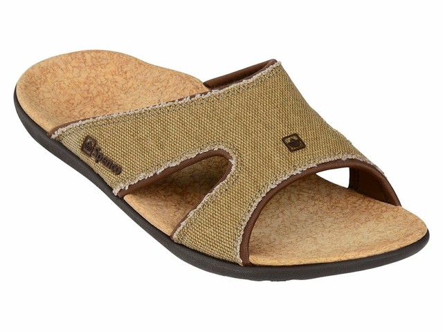 straw slide sandals