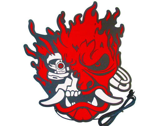 Cyber Punk 2077 glowing Samurai patch + driver + power pack - Picture 4 of 8