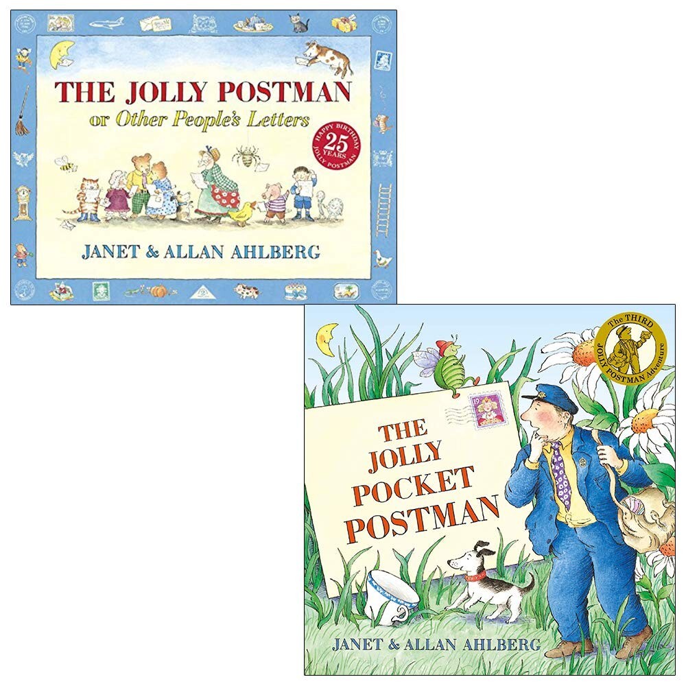 Jolly Postman, Jolly Pocket Postman by Allan Ahlberg, Janet Ahlberg 2 Books Set