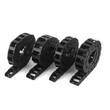 1M Length Black Nylon 18x25mm 18x37mm Cable Drag Chain Wire Carrier for Engraver