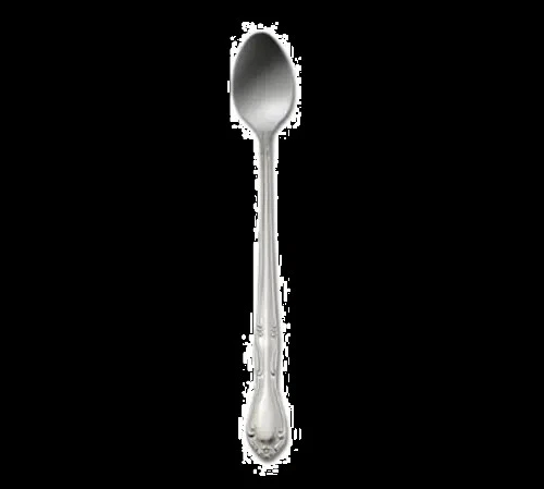 Oneida B072SITF Delco Melinda III 8" Stainless Steel Iced Teaspoon - 54 Doz