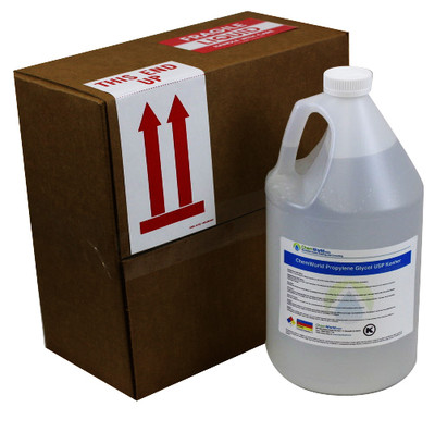 Chemworld Propylene Glycol USP - Made in USA - 99.9% Concentrate - 2x1 Gallon