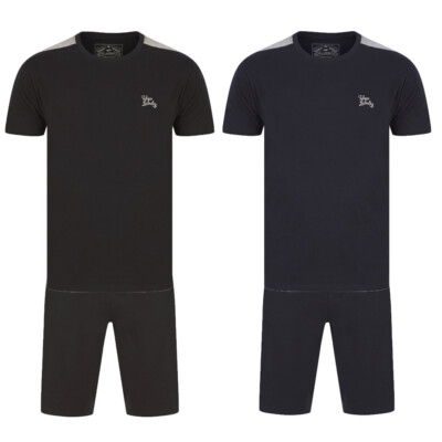 Tokyo Laundry Pyjama Set Men's Cotton T-Shirt and Shorts