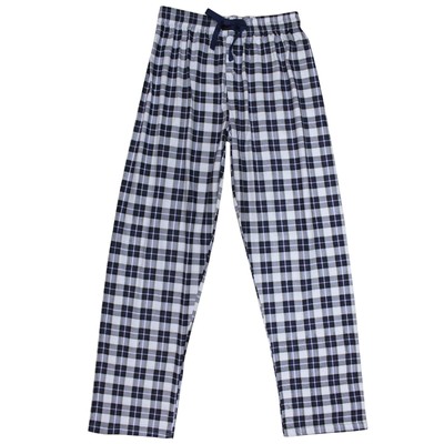 Pantaloni Pigiama Blu Uomo Quadri Casa Uomo Lungo Primavera Leggero  Abigliamento | eBay