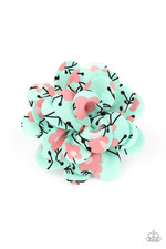 Paparazzi Springtime Eden Green Hair Clip - New
