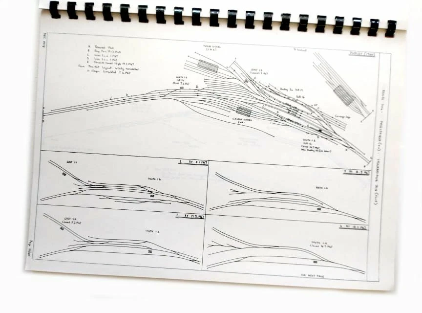 Railway Track Layout Diagrams GWR & BR WR - Please Choose From Drop Down Listing - Image 3 of 4